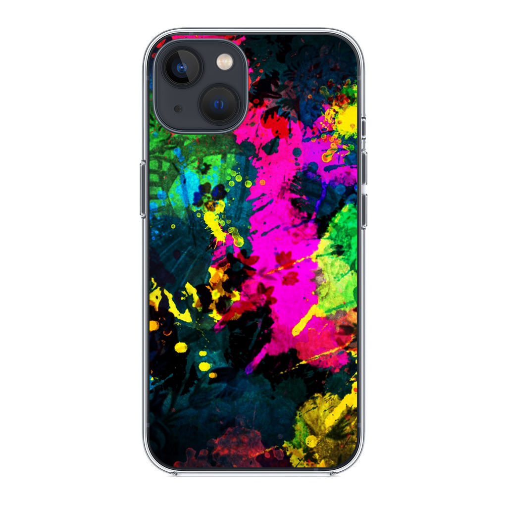 Mixture Colorful Paint iPhone 14 / 14 Plus Case