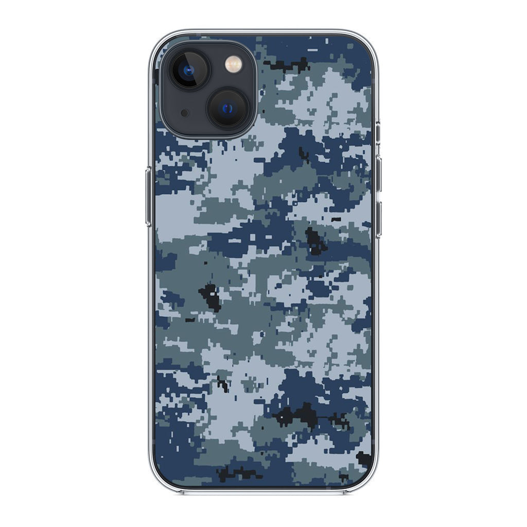 Navy Camo iPhone 14 / 14 Plus Case