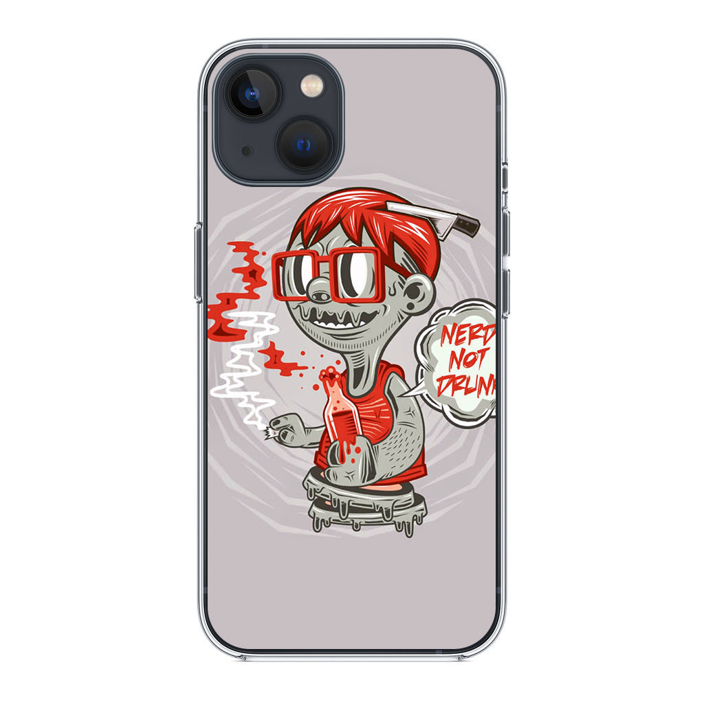 Nerd Not Drunk Zombie iPhone 14 / 14 Plus Case