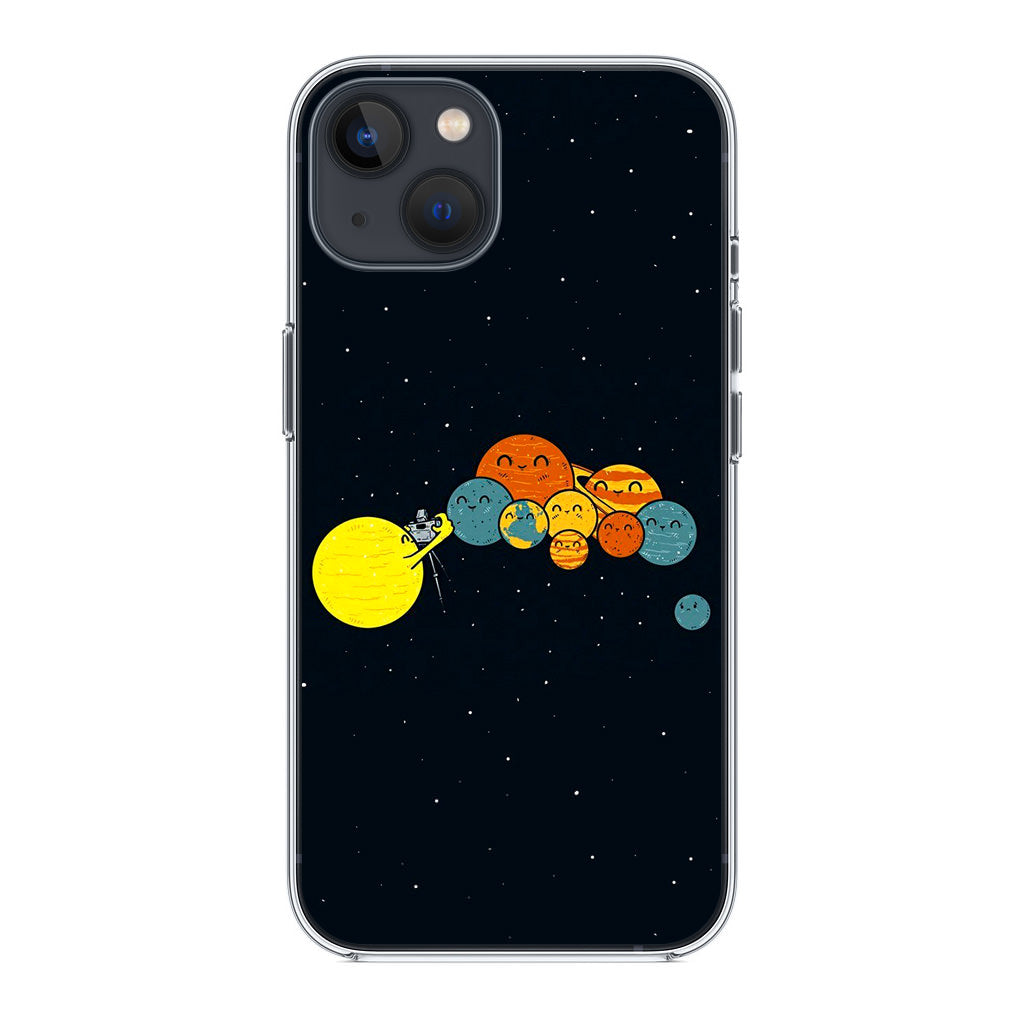 Planet Cute Illustration iPhone 14 / 14 Plus Case