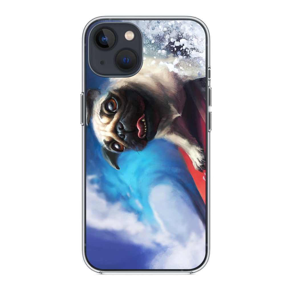 Pug Surfers iPhone 14 / 14 Plus Case