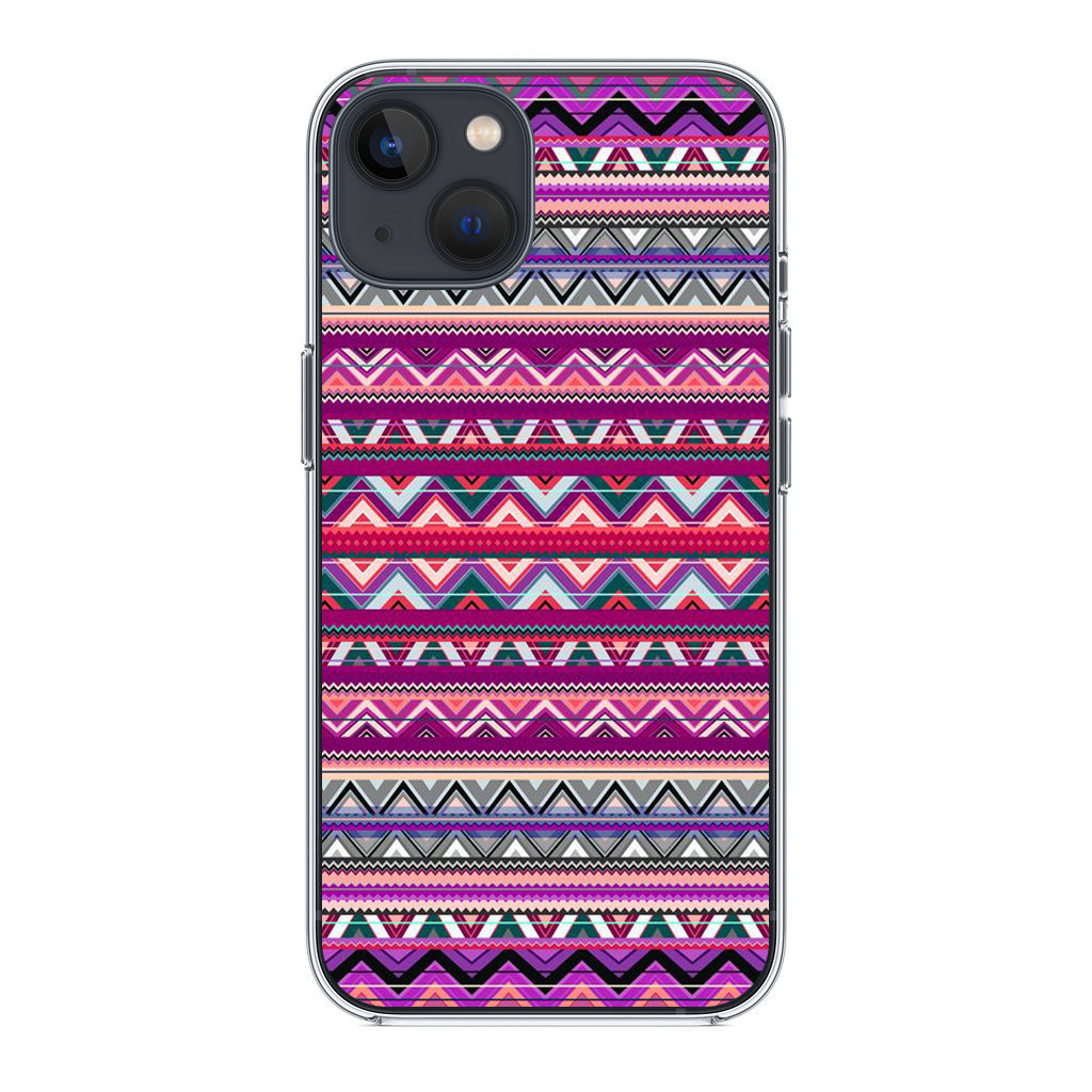 Purple Aztec Art iPhone 14 / 14 Plus Case