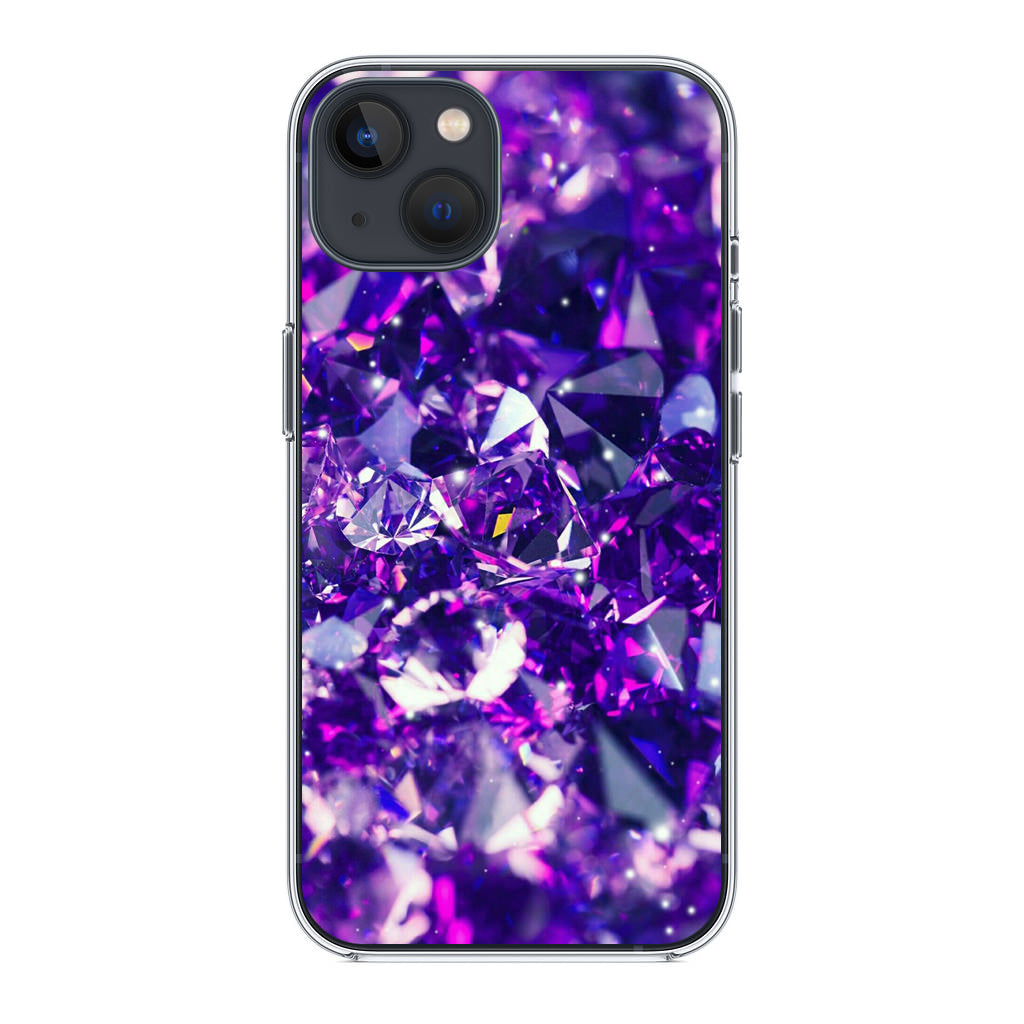 Purple Crystal iPhone 14 / 14 Plus Case