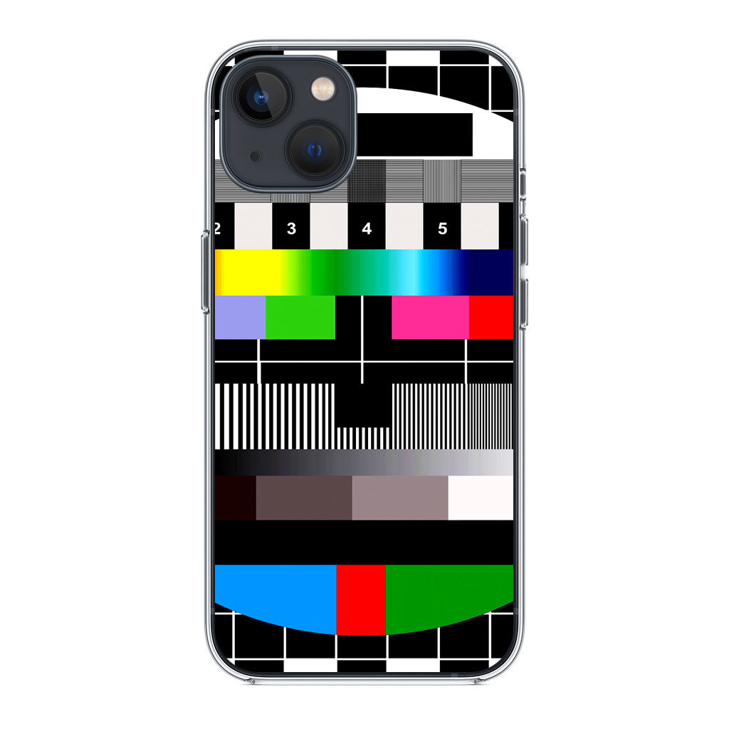 Scheme Pause TV Colorful Mesh iPhone 14 / 14 Plus Case