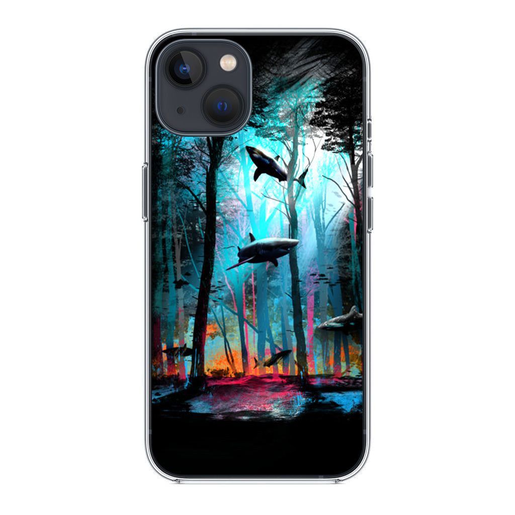 Shark Forest iPhone 14 / 14 Plus Case