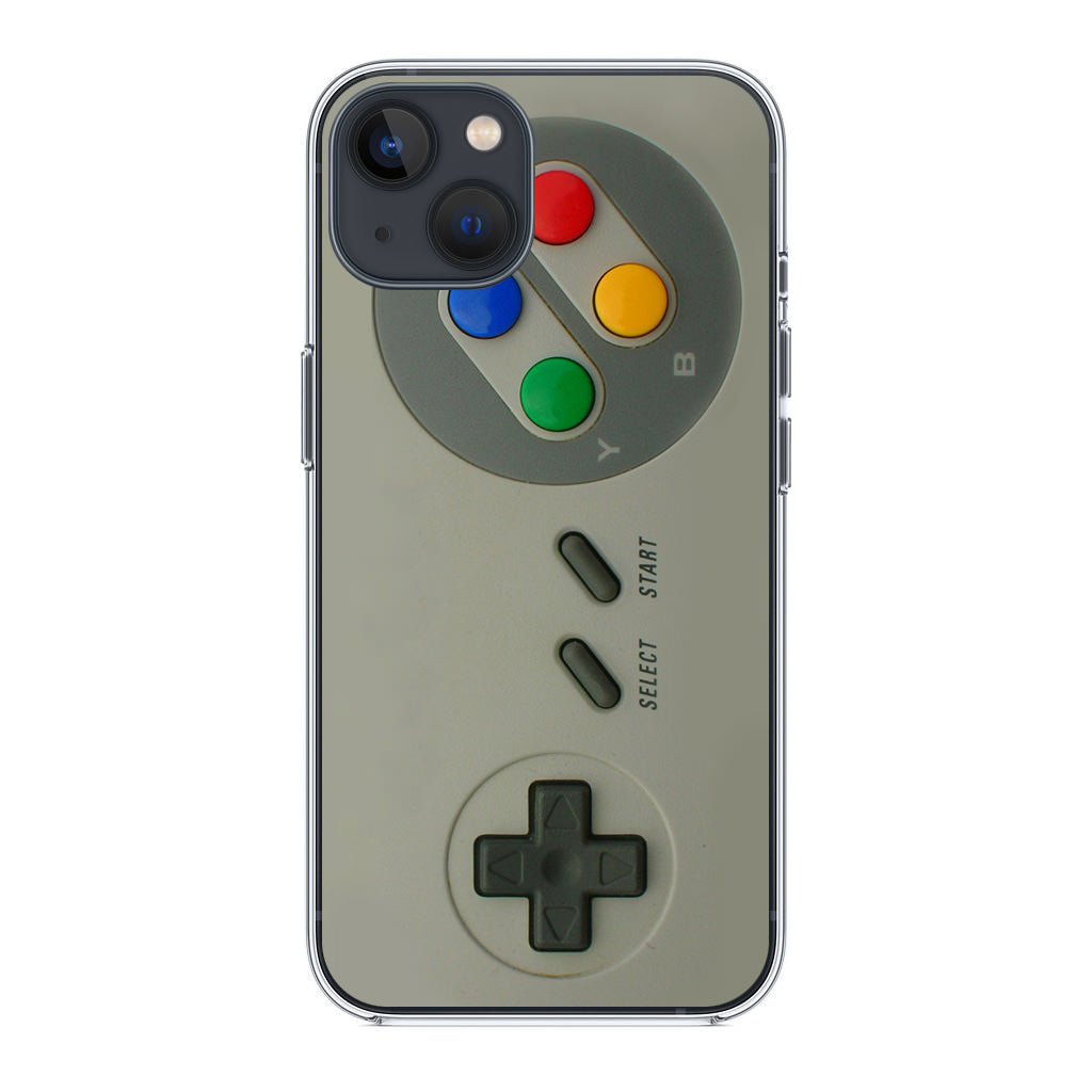 Silver Console Controller iPhone 14 / 14 Plus Case