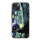Skellington on a Starry Night iPhone 14 / 14 Plus Case