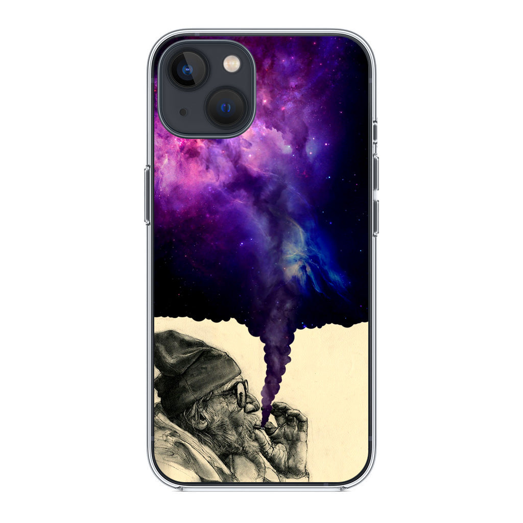 Smoking Galaxy iPhone 14 / 14 Plus Case