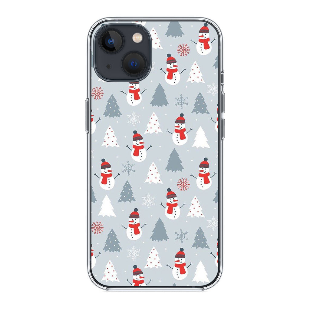 Snowmans Pattern iPhone 14 / 14 Plus Case