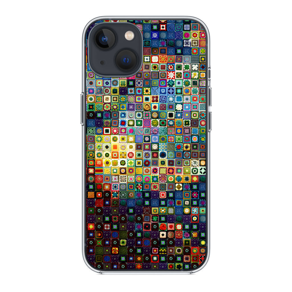 Starry Night Tiles iPhone 14 / 14 Plus Case