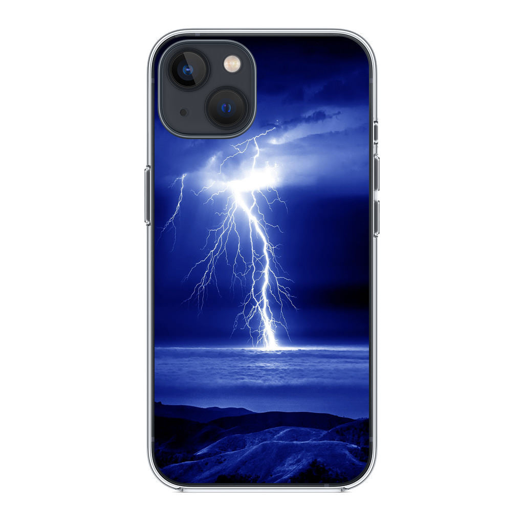 Thunder Over The Sea iPhone 14 / 14 Plus Case