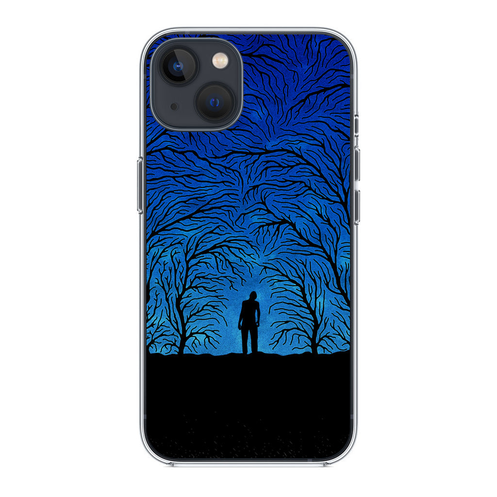 Trees People Shadow iPhone 14 / 14 Plus Case