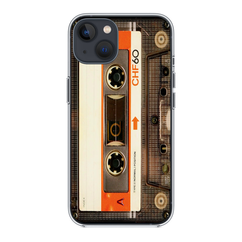 Vintage Audio Cassette iPhone 14 / 14 Plus Case