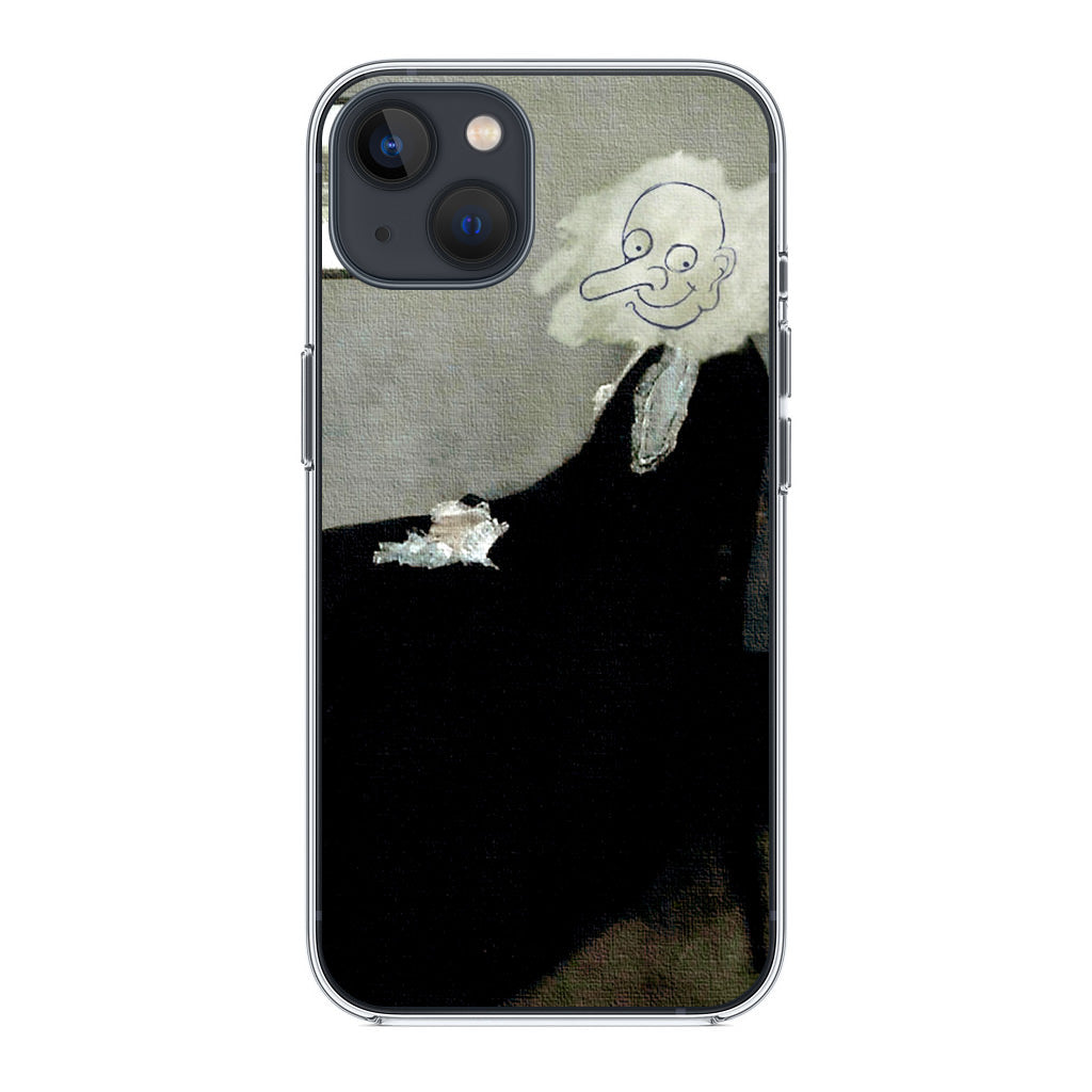 Whistler's Mother by Mr. Bean iPhone 14 / 14 Plus Case