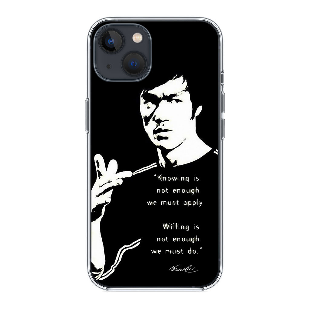 Bruce Lee Quotes iPhone 14 / 14 Plus Case