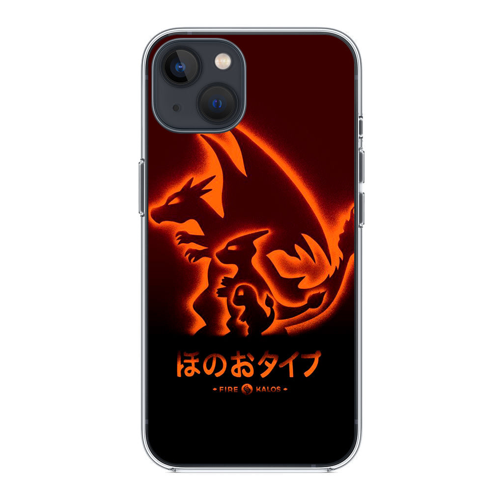 Charmander Charizard iPhone 14 / 14 Plus Case