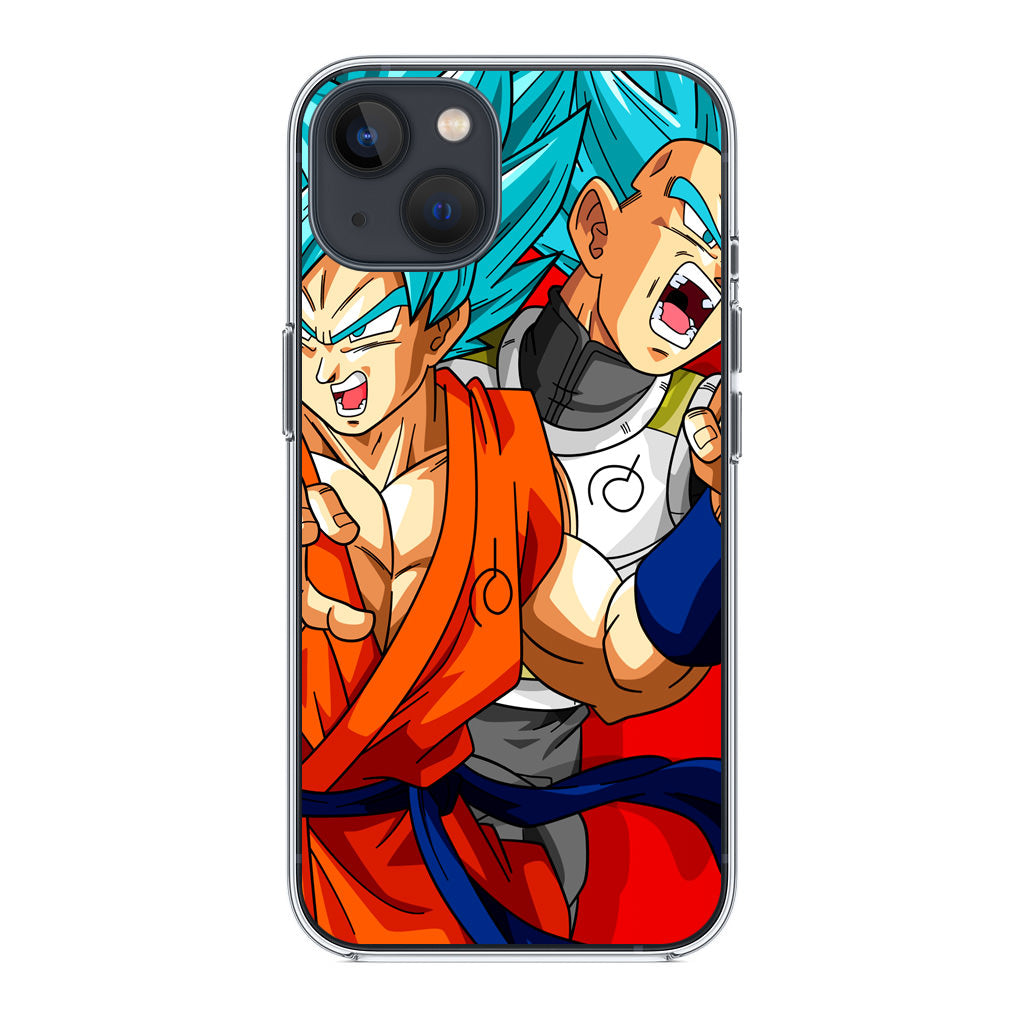 Dragon Ball Super SSGSS Goku And Vegeta iPhone 15 / 15 Plus Case