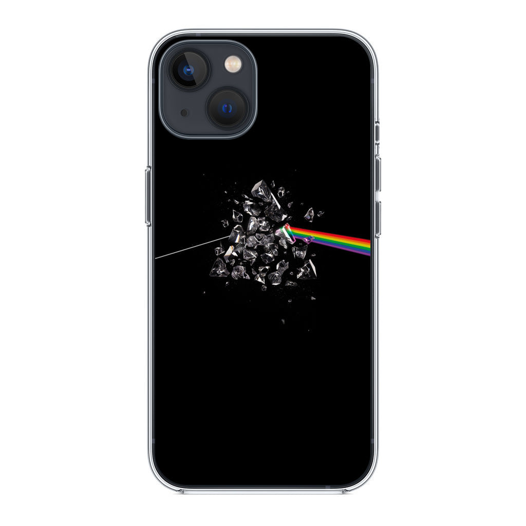 Glass Broken Light Refraction iPhone 14 / 14 Plus Case