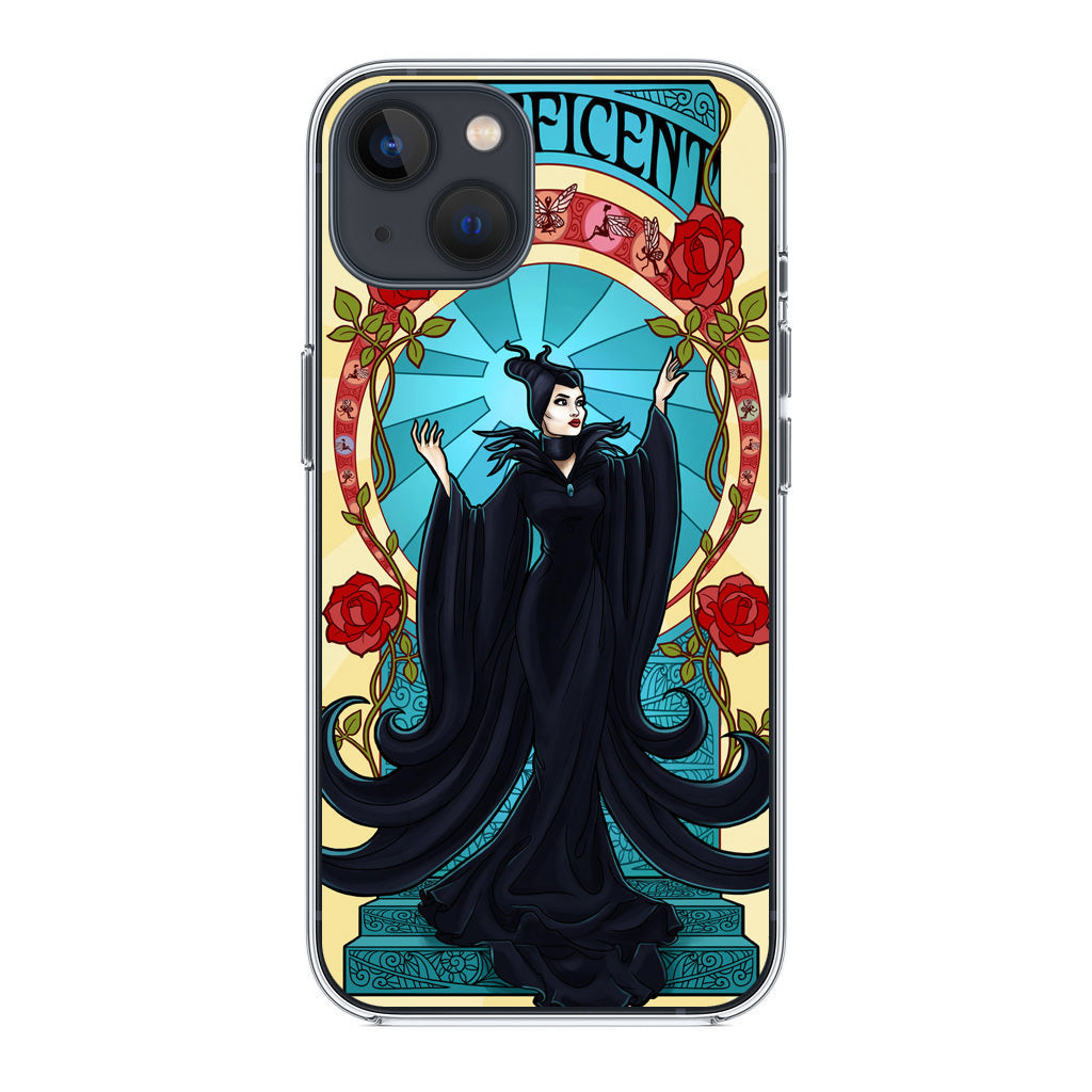 Maleficent With Flower iPhone 14 / 14 Plus Case