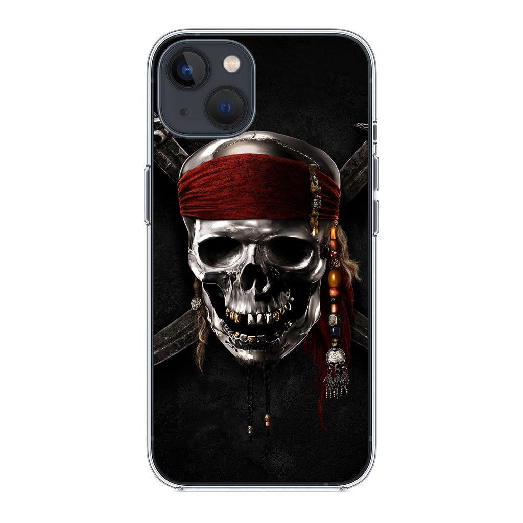 Pirates Of Carribean Skull iPhone 14 / 14 Plus Case