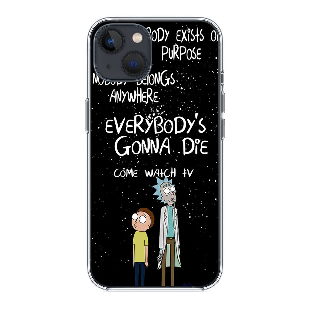 Rick And Morty Quotes iPhone 15 / 15 Plus Case