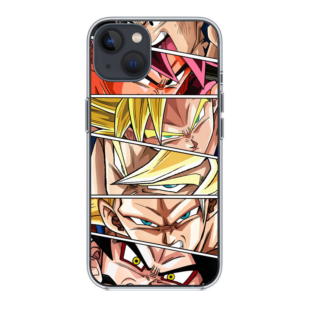 Son Goku Forms iPhone 14 / 14 Plus Case