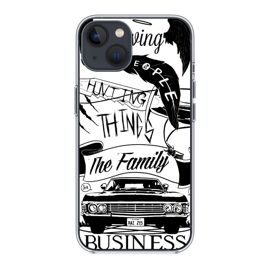 Supernatural Family Business Saving People iPhone 14 / 14 Plus Case