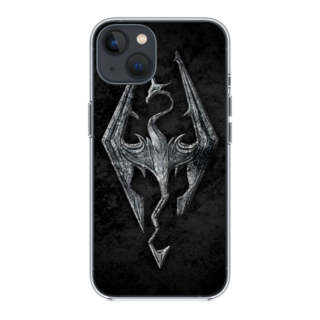 The Elder Scrolls V Skyrim Logo iPhone 14 / 14 Plus Case