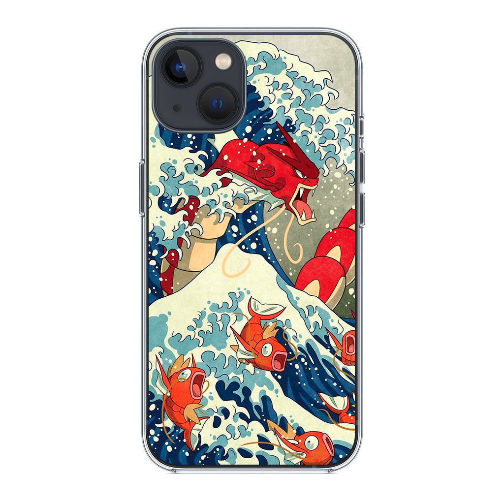 The Great Wave Of Gyarados iPhone 15 / 15 Plus Case