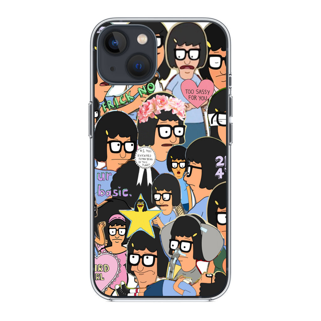 Tina Belcher Collage iPhone 14 / 14 Plus Case