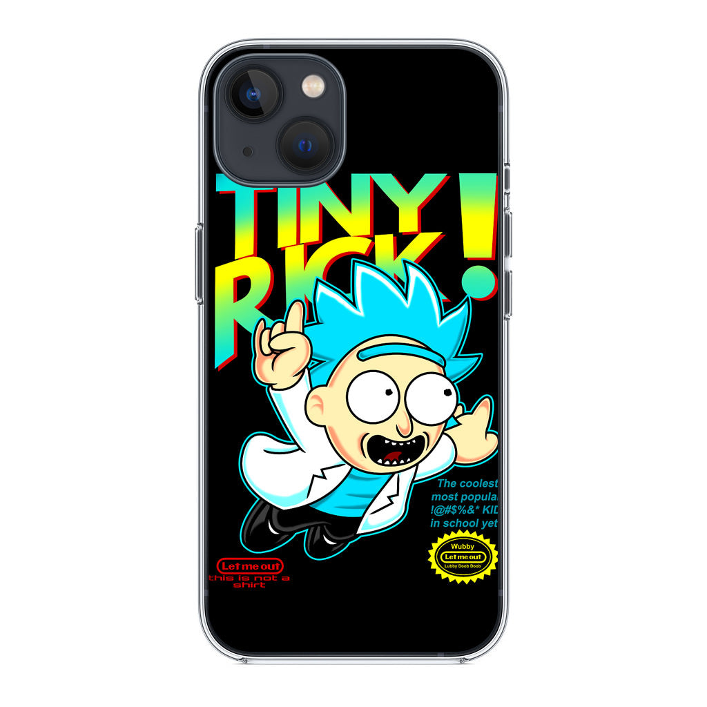 Tiny Rick Let Me Out iPhone 14 / 14 Plus Case