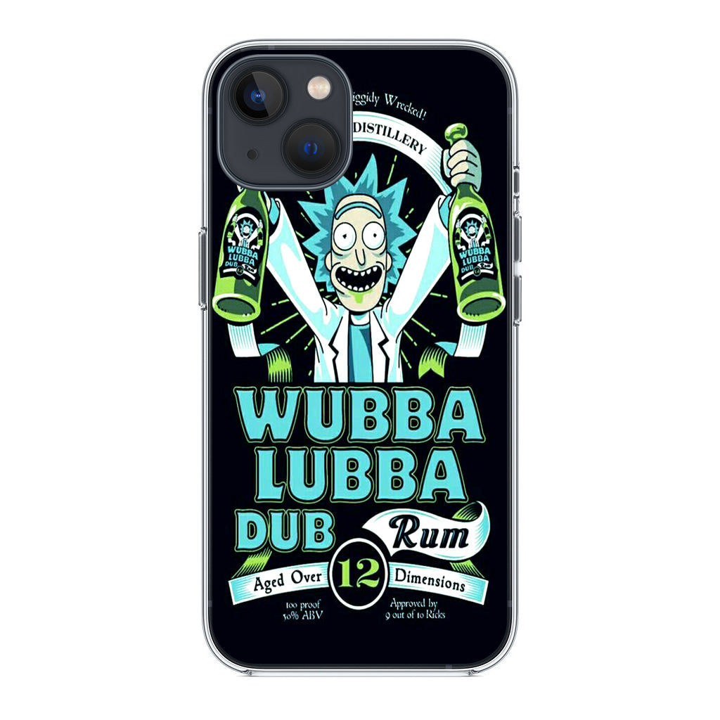 Wubba Lubba Dub Rum iPhone 14 / 14 Plus Case