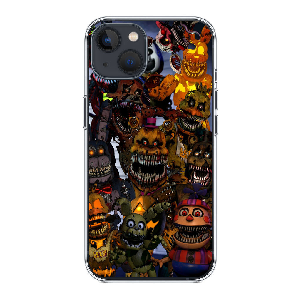 Five Nights at Freddy's Scary Characters iPhone 14 / 14 Plus Case