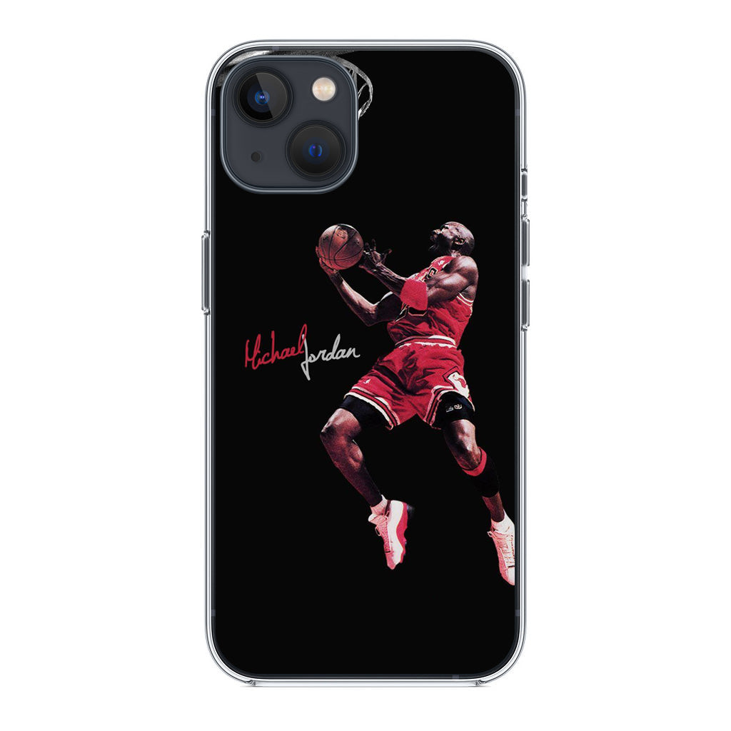 Michael Jordan Epic Jump iPhone 15 / 15 Plus Case