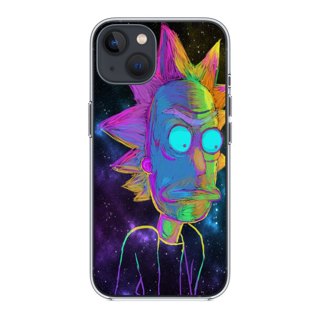 Rick Colorful Crayon Space iPhone 14 / 14 Plus Case