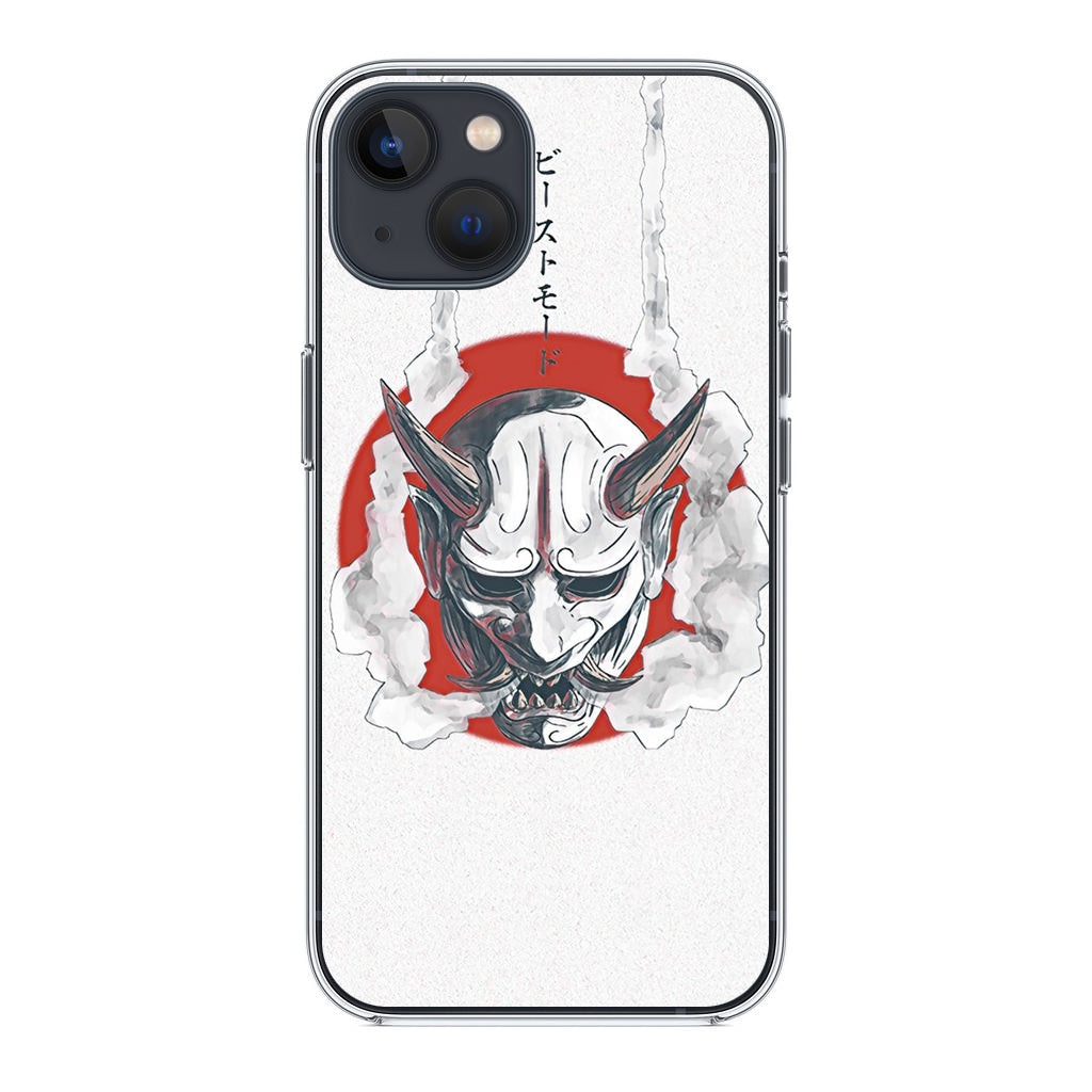 Japanese Oni Mask iPhone 14 / 14 Plus Case