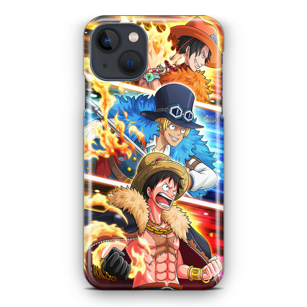 Ace Sabo Luffy iPhone 14 / 14 Plus Case