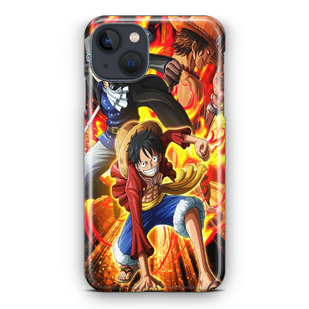 Ace Sabo Luffy Brotherhood iPhone 14 / 14 Plus Case