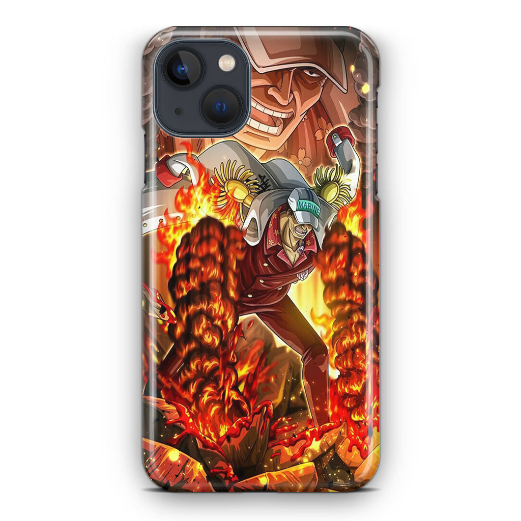 Akainu Exploding Volcano iPhone 14 / 14 Plus Case