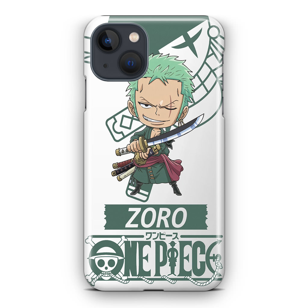 Chibi Zoro iPhone 14 / 14 Plus Case