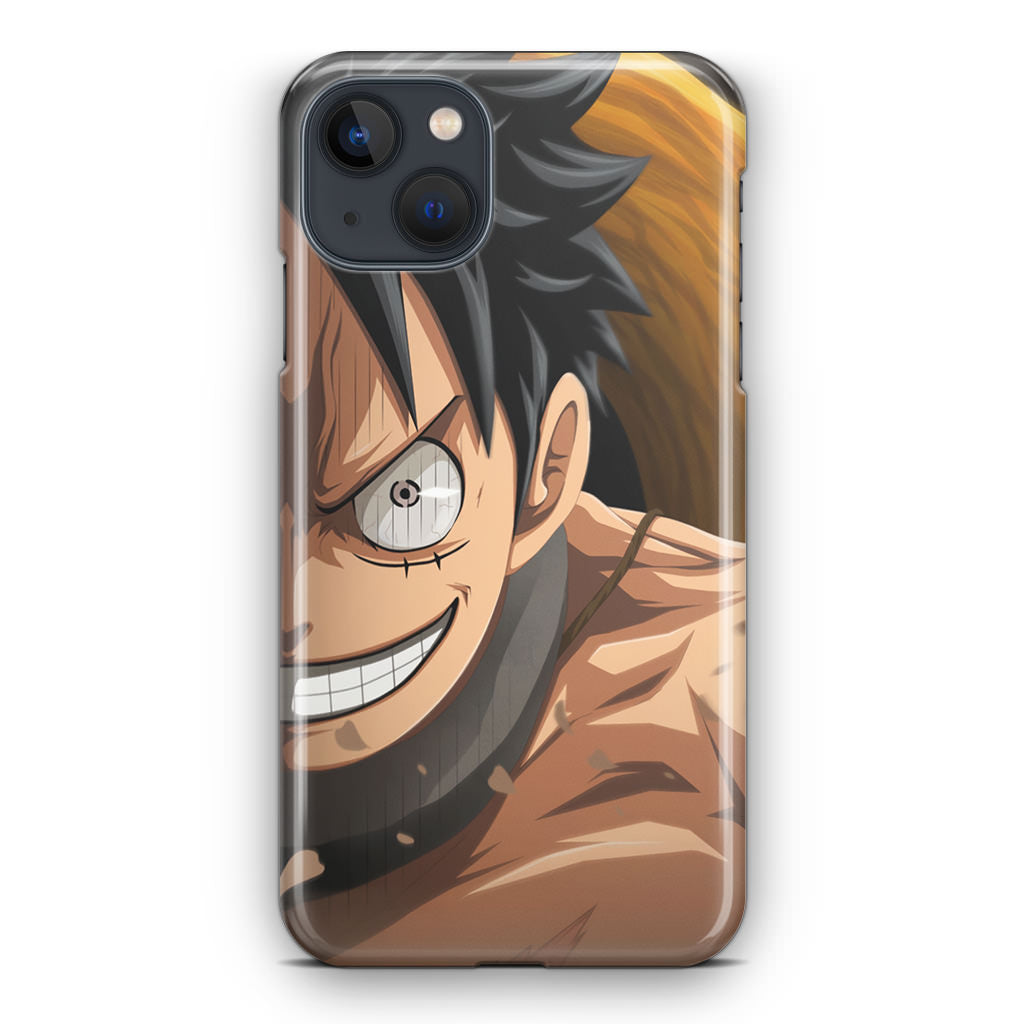 Luffy Half Smile iPhone 14 / 14 Plus Case