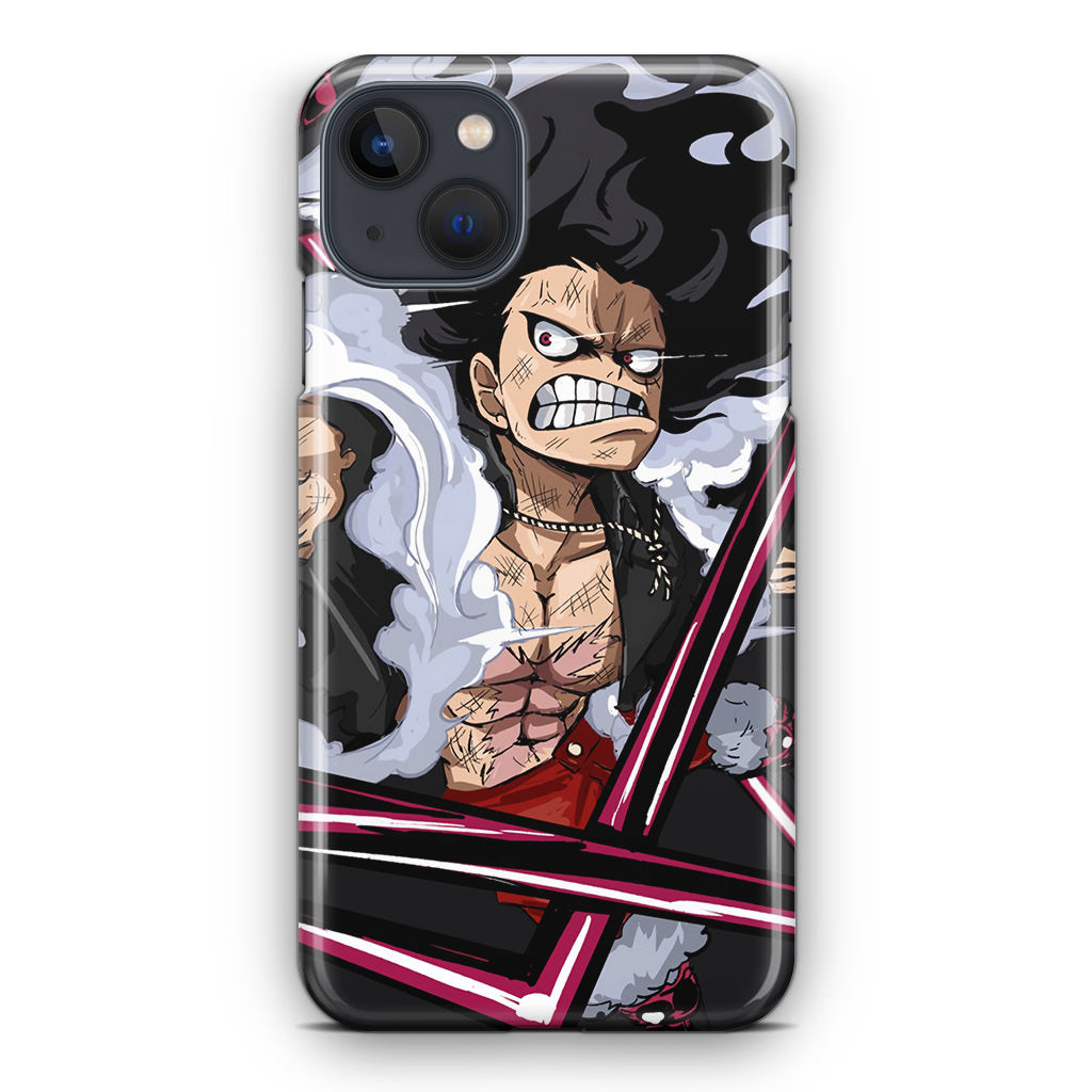 Luffy Snake Man Culverin Art iPhone 14 / 14 Plus Case
