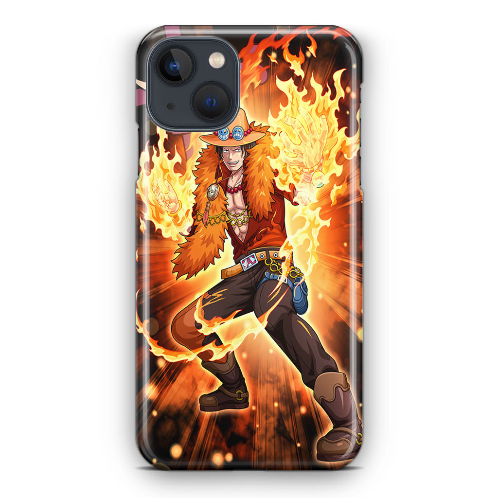 Portgas D Ace Fire Power iPhone 14 / 14 Plus Case