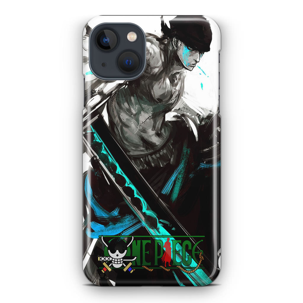 Roronoa Zoro One Piece iPhone 14 / 14 Plus Case