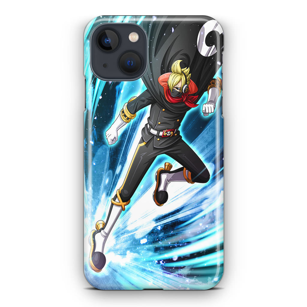 Stealth Black Vinsmoke Sanji iPhone 14 / 14 Plus Case