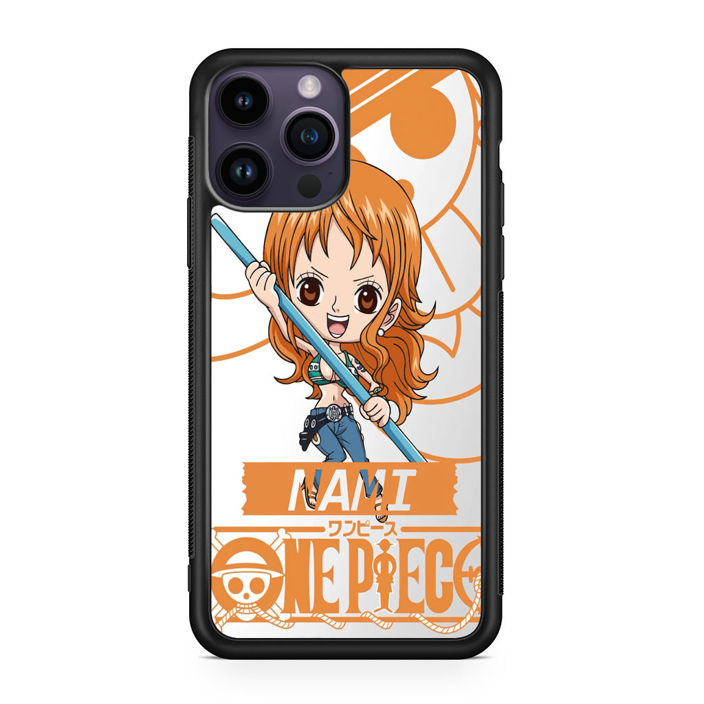 Chibi Nami iPhone 14 Pro / 14 Pro Max Case