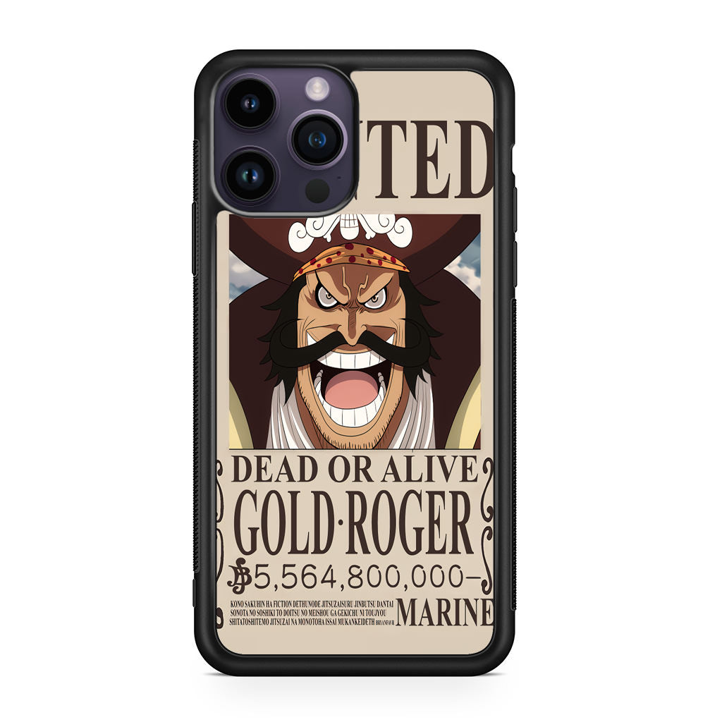 Gold Roger Bounty iPhone 14 Pro / 14 Pro Max Case