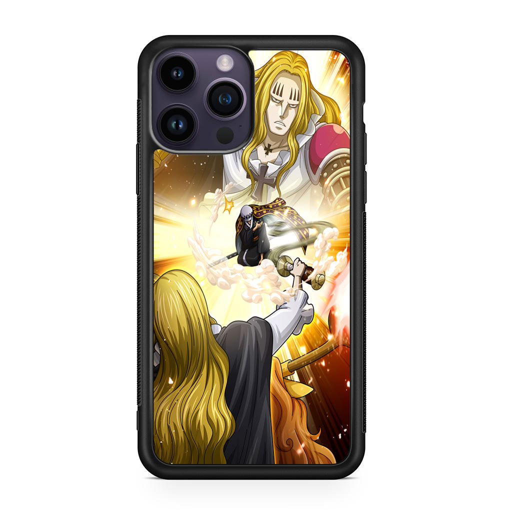 Hawkins Attacks Trafalgar Law iPhone 14 Pro / 14 Pro Max Case