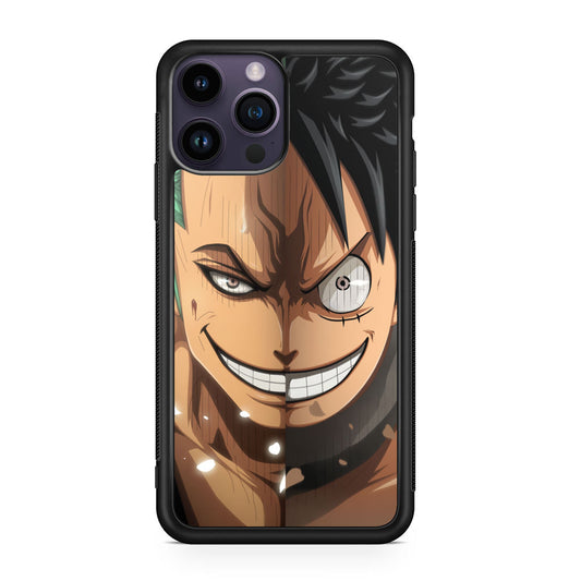 Luffy And Zoro Half Smile iPhone 15 Pro / 15 Pro Max Case