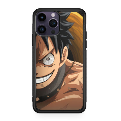 Luffy Half Smile iPhone 14 Pro / 14 Pro Max Case